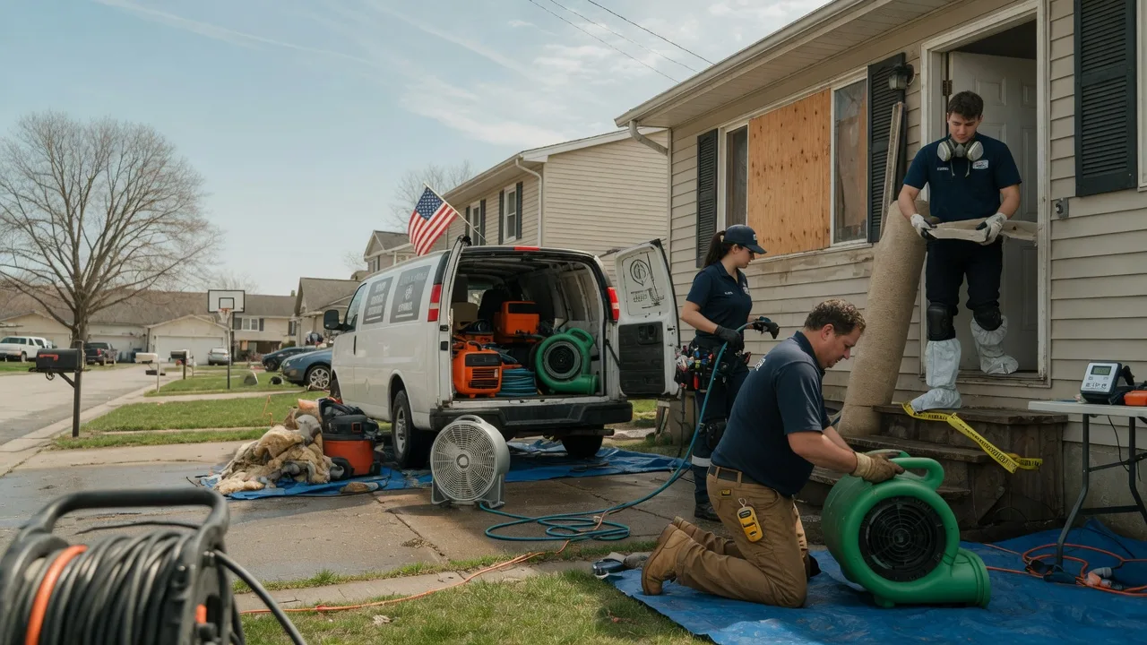 Water Damage Restoration in Harrisburg, SD near me